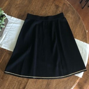 St. John Evening Santana Knit Embellished Skirt 6